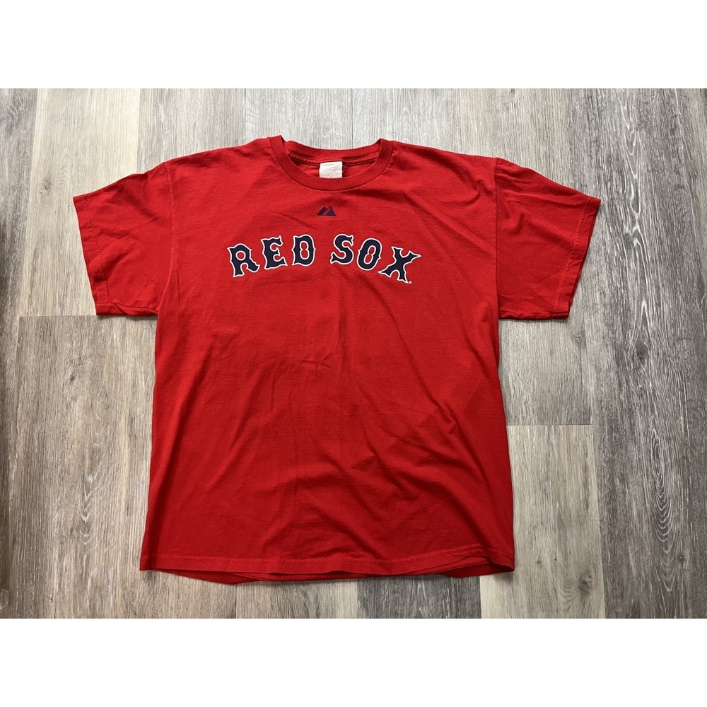 Vintage Y2K Boston Red Sox Jacoby Ellsbury Jersey Shirt Fanatics Size L